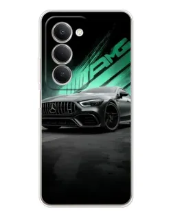 Чехол для Xiaomi Redmi 15 5G с картинкой «Темный Mercedes AMG»