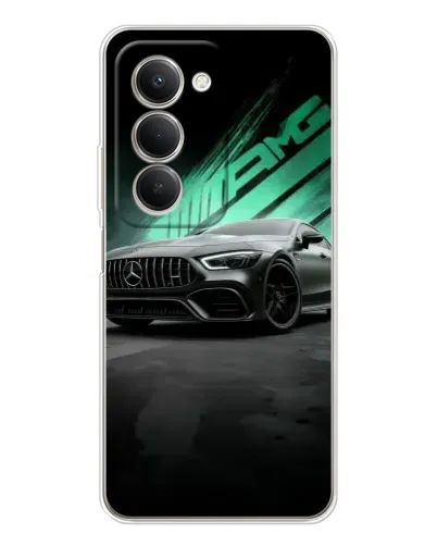 Чехол для Xiaomi Redmi 15 5G с картинкой «Темный Mercedes AMG»
