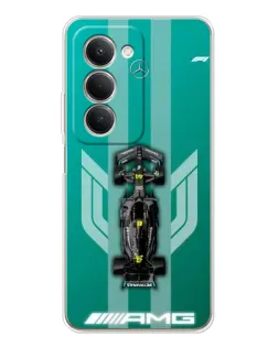 Чехол для Xiaomi Redmi 15 5G с картинкой «Mercedes AMG Petronas»