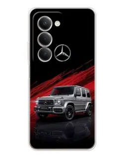 Чехол для Xiaomi Redmi 15 5G с картинкой «Mercedes G-Class красный»