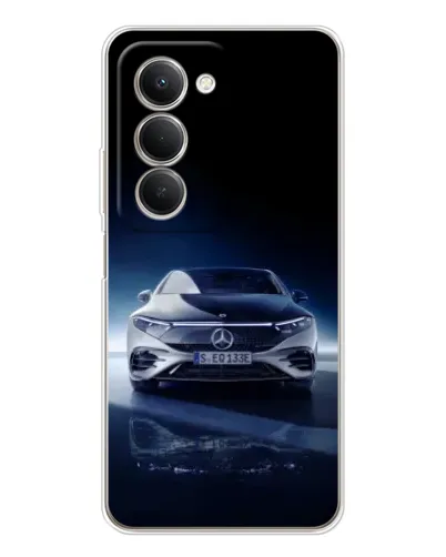 Чехол для Xiaomi Redmi 15 5G с картинкой «Ночной Mercedes EQ»