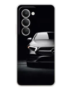 Чехол для Xiaomi Redmi 15 5G с картинкой «Свет фар Mercedes»