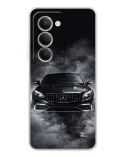 Чехол для Xiaomi Redmi 15 5G с картинкой «Mercedes в дыму»