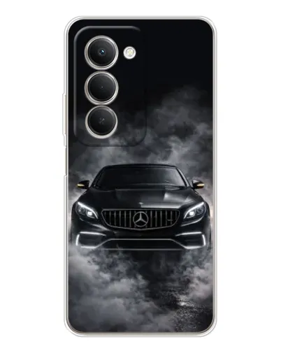 Чехол для Xiaomi Redmi 15 5G с картинкой «Mercedes в дыму»