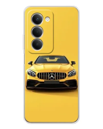 Чехол для Xiaomi Redmi 15 5G с картинкой «Желтый Mercedes GT»