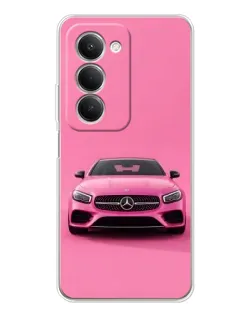 Чехол для Xiaomi Redmi 15 5G с картинкой «Розовый Mercedes AMG»