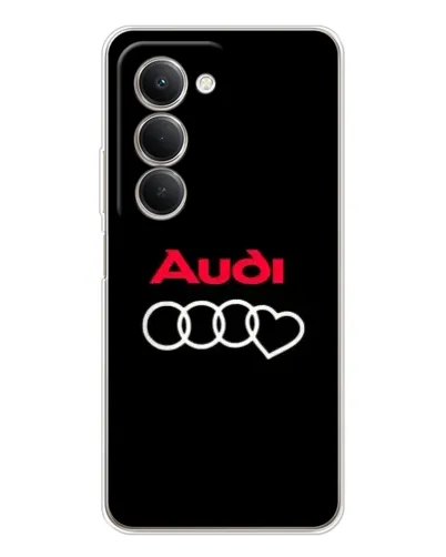 Чехол для Xiaomi Redmi 15 5G с картинкой «Логотип Audi Heart»