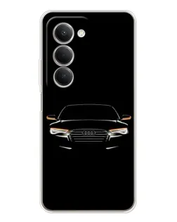 Чехол для Xiaomi Redmi 15 5G с картинкой «Audi — ночной контур»