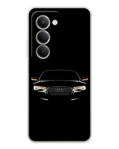 Чехол для Xiaomi Redmi 15 5G с картинкой «Audi — ночной контур»