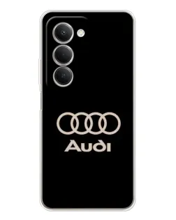 Чехол для Xiaomi Redmi 15 5G с картинкой «Audi — золотой логотип»