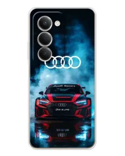 Чехол для Xiaomi Redmi 15 5G с картинкой «Audi Sport — неон»