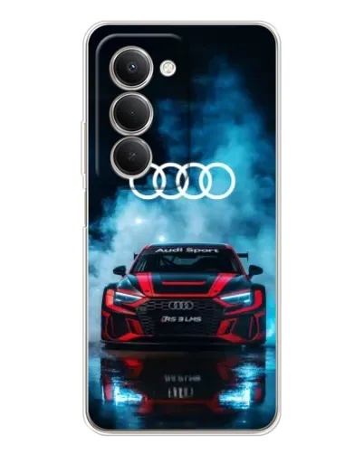 Чехол для Xiaomi Redmi 15 5G с картинкой «Audi Sport — неон»