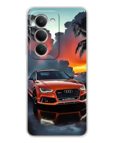 Чехол для Xiaomi Redmi 15 5G с картинкой «Audi — закат»