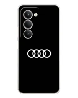 Чехол для Xiaomi Redmi 15 5G с картинкой «Audi White Logo»