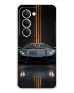 Чехол для Xiaomi Redmi 15 5G с картинкой «Lamborghini золотые линии» Чехол для Xiaomi Redmi 15 5G с картинкой «Lamborghini золотые линии»