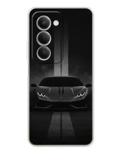 Чехол для Xiaomi Redmi 15 5G с картинкой «Lamborghini симметрия дорог»