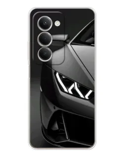 Чехол для Xiaomi Redmi 15 5G с картинкой «Lamborghini фары детализация»