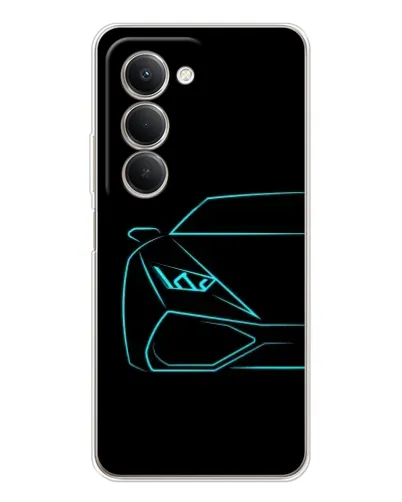 Чехол для Xiaomi Redmi 15 5G с картинкой «Голубой силуэт Lamborghini» Чехол для Xiaomi Redmi 15 5G с картинкой «Голубой силуэт Lamborghini»