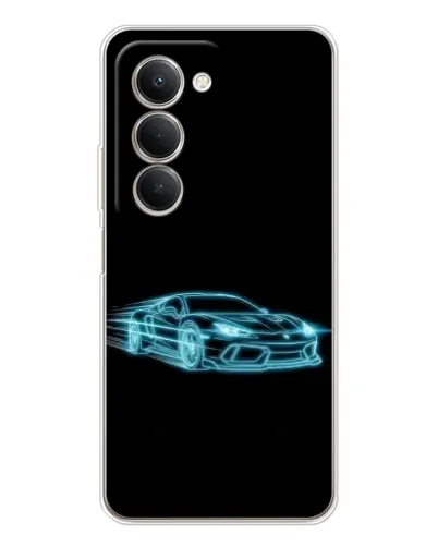 Чехол для Xiaomi Redmi 15 5G с картинкой «Неоновый контур Lamborghini» Чехол для Xiaomi Redmi 15 5G с картинкой «Неоновый контур Lamborghini»
