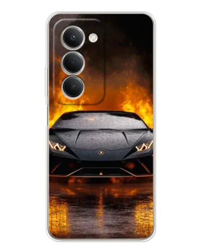Чехол для Xiaomi Redmi 15 5G с картинкой «Lamborghini в огне» Чехол для Xiaomi Redmi 15 5G с картинкой «Lamborghini в огне»