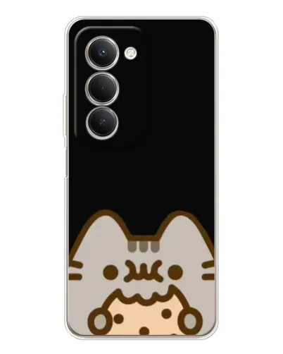 Чехол для Xiaomi Redmi 15 5G с картинкой «Пушин на черном» Чехол для Xiaomi Redmi 15 5G с картинкой «Пушин на черном»