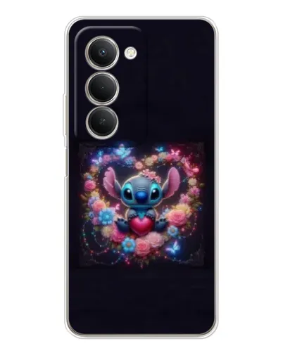 Чохол для Xiaomi Redmi 15 5G з картинкою «Stitch у квітах» Чохол для Xiaomi Redmi 15 5G з картинкою «Stitch у квітах»