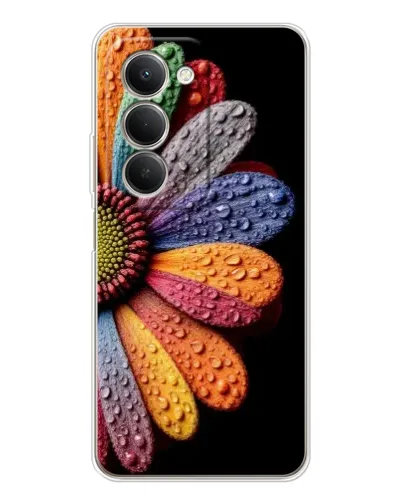 Чехол для Xiaomi Redmi 15 5G с картинкой «Радужный цветок»