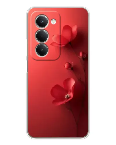 Чехол для Xiaomi Redmi 15 5G с картинкой «Маковые соцветия»