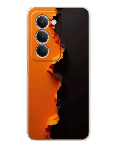 Чохол для Xiaomi Redmi 15 5G з картинкою «Помаранчевий розлом» Чохол для Xiaomi Redmi 15 5G з картинкою «Помаранчевий розлом»