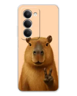Чехол для Xiaomi Redmi 15 5G с картинкой «Капибара виктория» Чехол для Xiaomi Redmi 15 5G с картинкой «Капибара виктория»