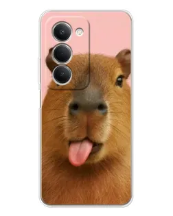 Чехол для Xiaomi Redmi 15 5G с картинкой «Капибара с языком» Чехол для Xiaomi Redmi 15 5G с картинкой «Капибара с языком»