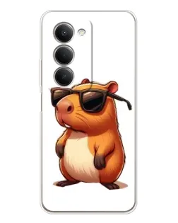 Чехол для Xiaomi Redmi 15 5G с картинкой «Капибара в очках» Чехол для Xiaomi Redmi 15 5G с картинкой «Капибара в очках»