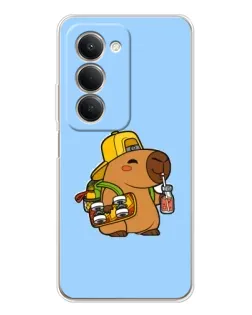 Чехол для Xiaomi Redmi 15 5G с картинкой «Капибара на скейте» Чехол для Xiaomi Redmi 15 5G с картинкой «Капибара на скейте»