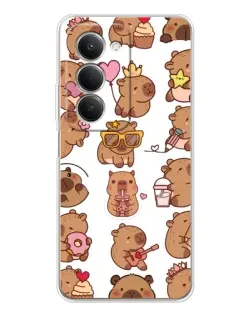 Чехол для Xiaomi Redmi 15 5G с картинкой «Стикерпак с капибарами» Чехол для Xiaomi Redmi 15 5G с картинкой «Стикерпак с капибарами»