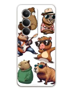 Чехол для Xiaomi Redmi 15 5G с картинкой «Крутые капибары музыканты» Чехол для Xiaomi Redmi 15 5G с картинкой «Крутые капибары музыканты»