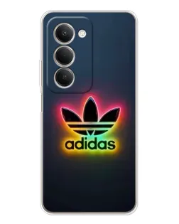 Чехол для Xiaomi Redmi 15 с картинкой «Неоновый Adidas»