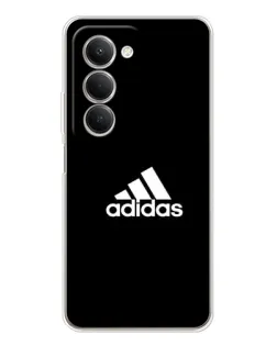 Чехол для Xiaomi Redmi 15 с картинкой «Черная классика Adidas»