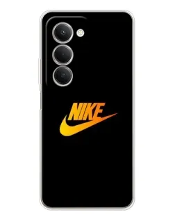 Чехол для Xiaomi Redmi 15 с картинкой «Золотой логотип Nike»