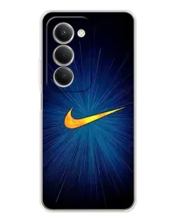 Чехол для Xiaomi Redmi 15 с картинкой «Синий пульс Nike»