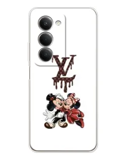 Чехол для Xiaomi Redmi 15 с картинкой «LV и Микки Маус»