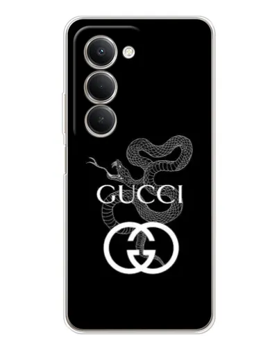 Чехол для Xiaomi Redmi 15 с картинкой «Gucci — серебряная змея» Чехол для Xiaomi Redmi 15 с картинкой «Gucci — серебряная змея»