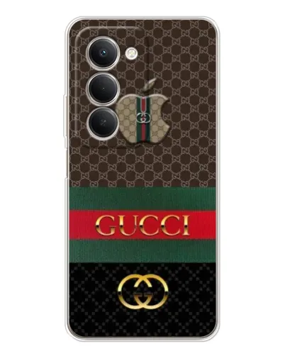 Чехол для Xiaomi Redmi 15 с картинкой «Gucci — брендированный десерт» Чехол для Xiaomi Redmi 15 с картинкой «Gucci — брендированный десерт»