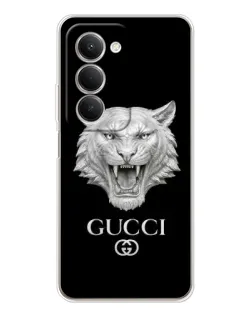 Чохол для Xiaomi Redmi 15 з картинкою «Gucci — срібний лев»