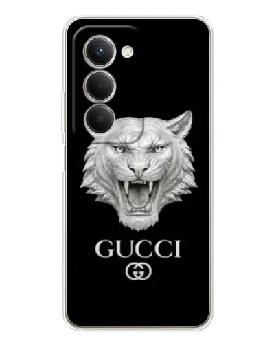 Чохол для Xiaomi Redmi 15 з картинкою «Gucci — срібний лев» Чохол для Xiaomi Redmi 15 з картинкою «Gucci — срібний лев»