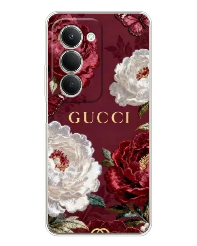 Чохол для Xiaomi Redmi 15 з картинкою «Gucci — бордові троянди» Чохол для Xiaomi Redmi 15 з картинкою «Gucci — бордові троянди»