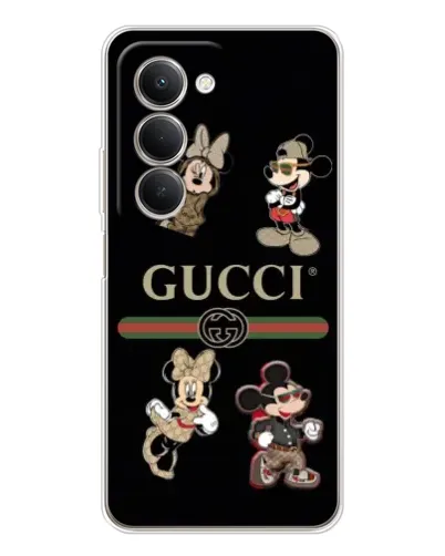 Чохол для Xiaomi Redmi 15 з картинкою «Gucci — герої Disney та монограма» Чохол для Xiaomi Redmi 15 з картинкою «Gucci — герої Disney та монограма»