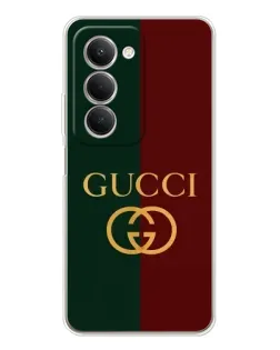 Чохол для Xiaomi Redmi 15 з картинкою «Gucci — темно-зелений градієнт»