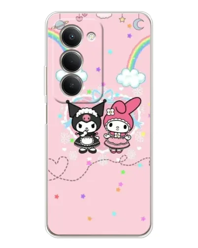 Чехол для Xiaomi Redmi 15 с картинкой «My Melody и Kuromi»
