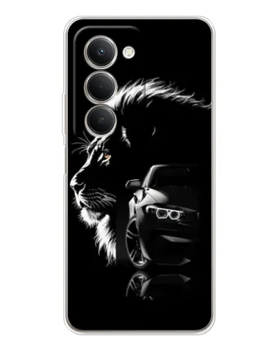 Чехол для Xiaomi Redmi 15 с картинкой «BMW и лев» Чехол для Xiaomi Redmi 15 с картинкой «BMW и лев»
