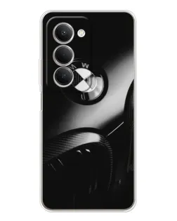 Чехол для Xiaomi Redmi 15 с картинкой «Эмблема BMW — макро»